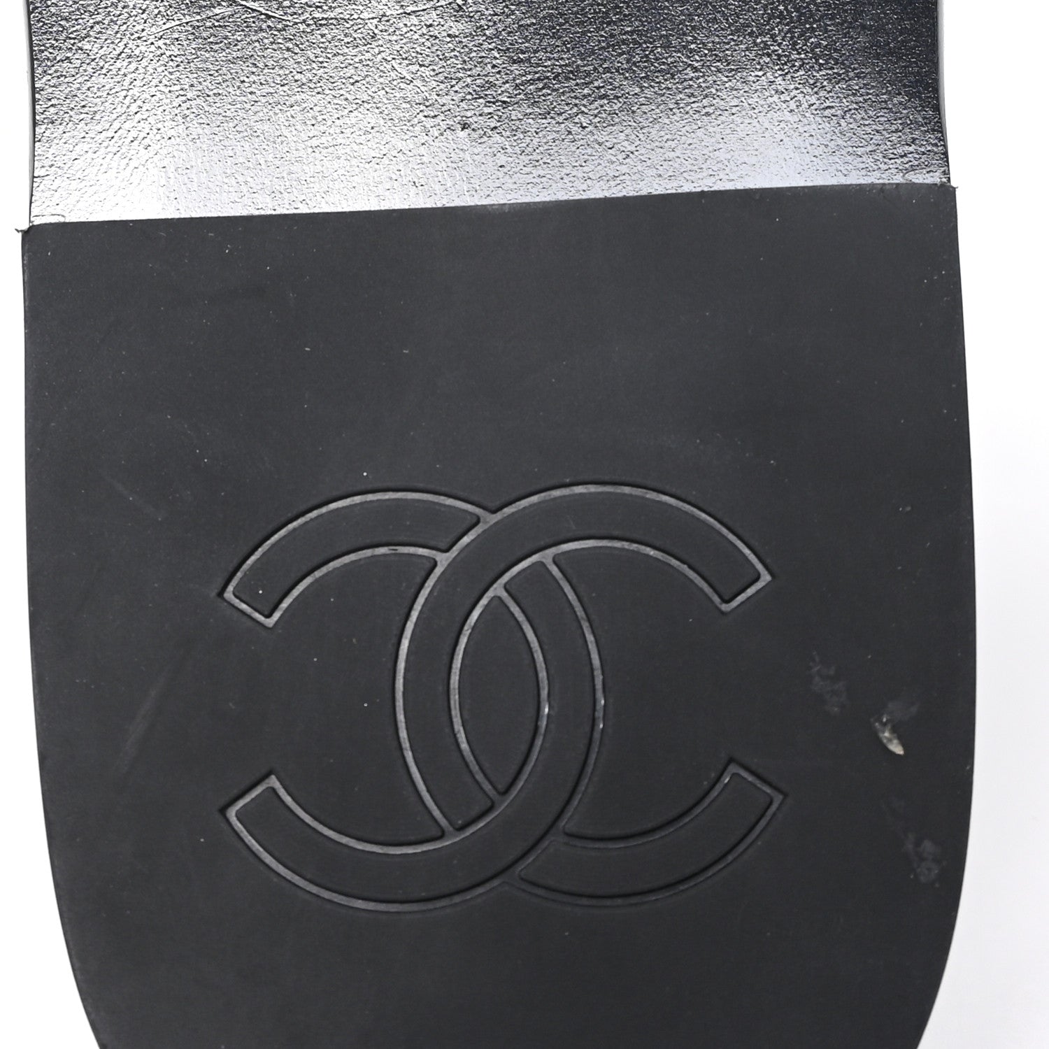 Chanel Lambskin Braided CC Mules 40 Black 7 of 9