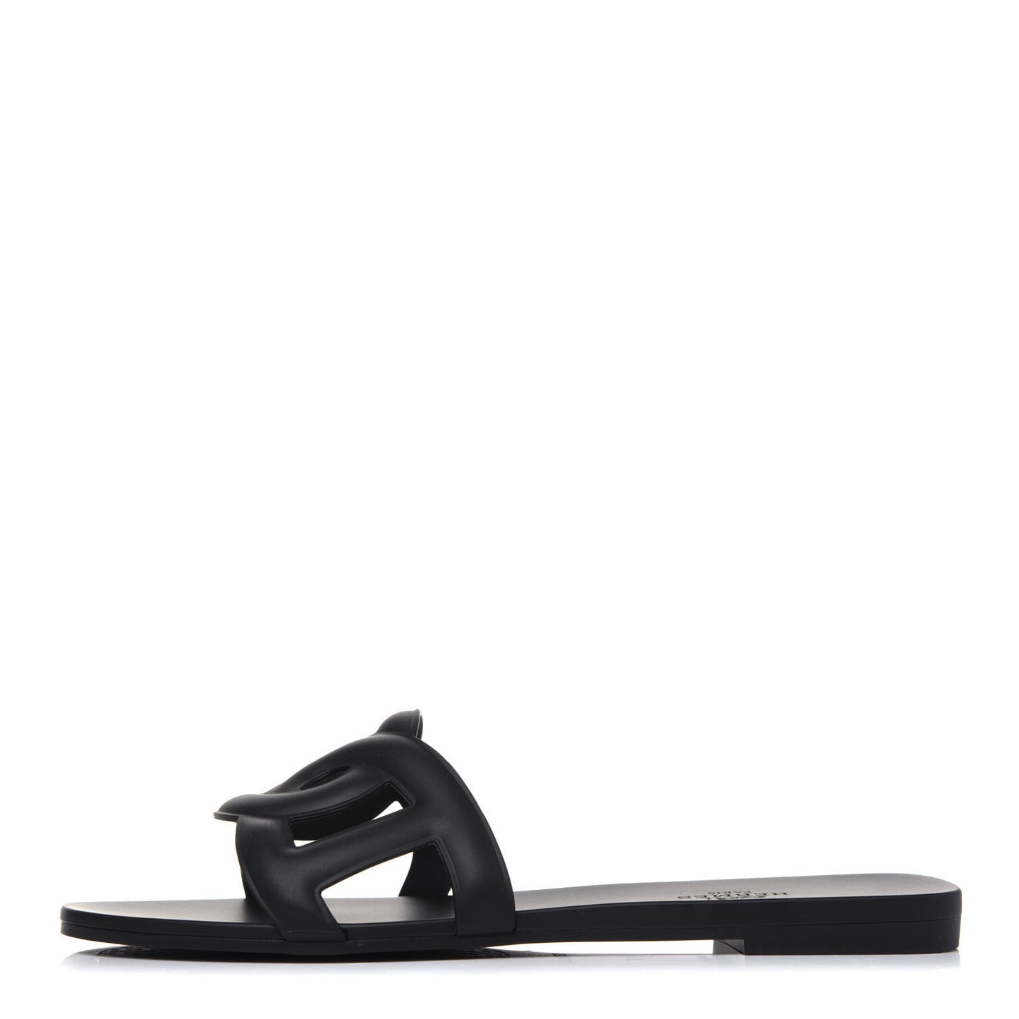 Rubber Aloha Sandals 37 Black