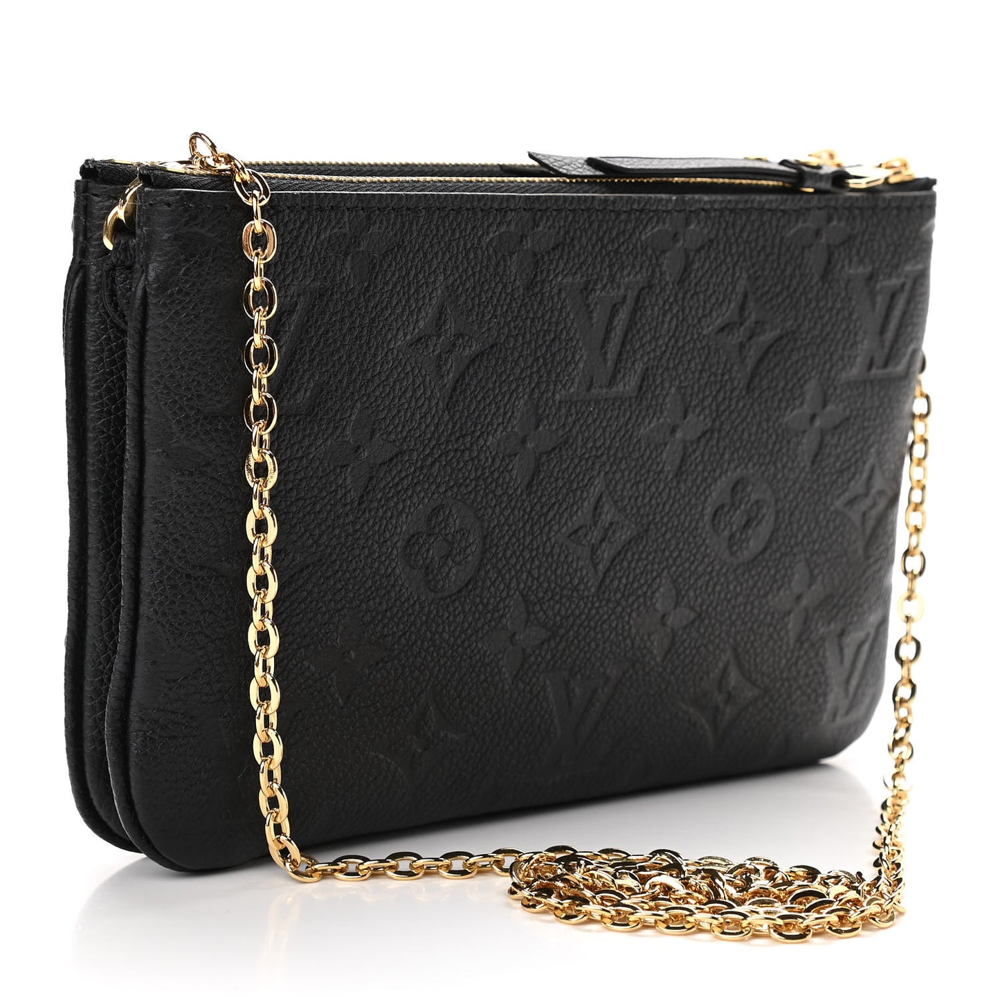 Empreinte Double Zip Pochette Black