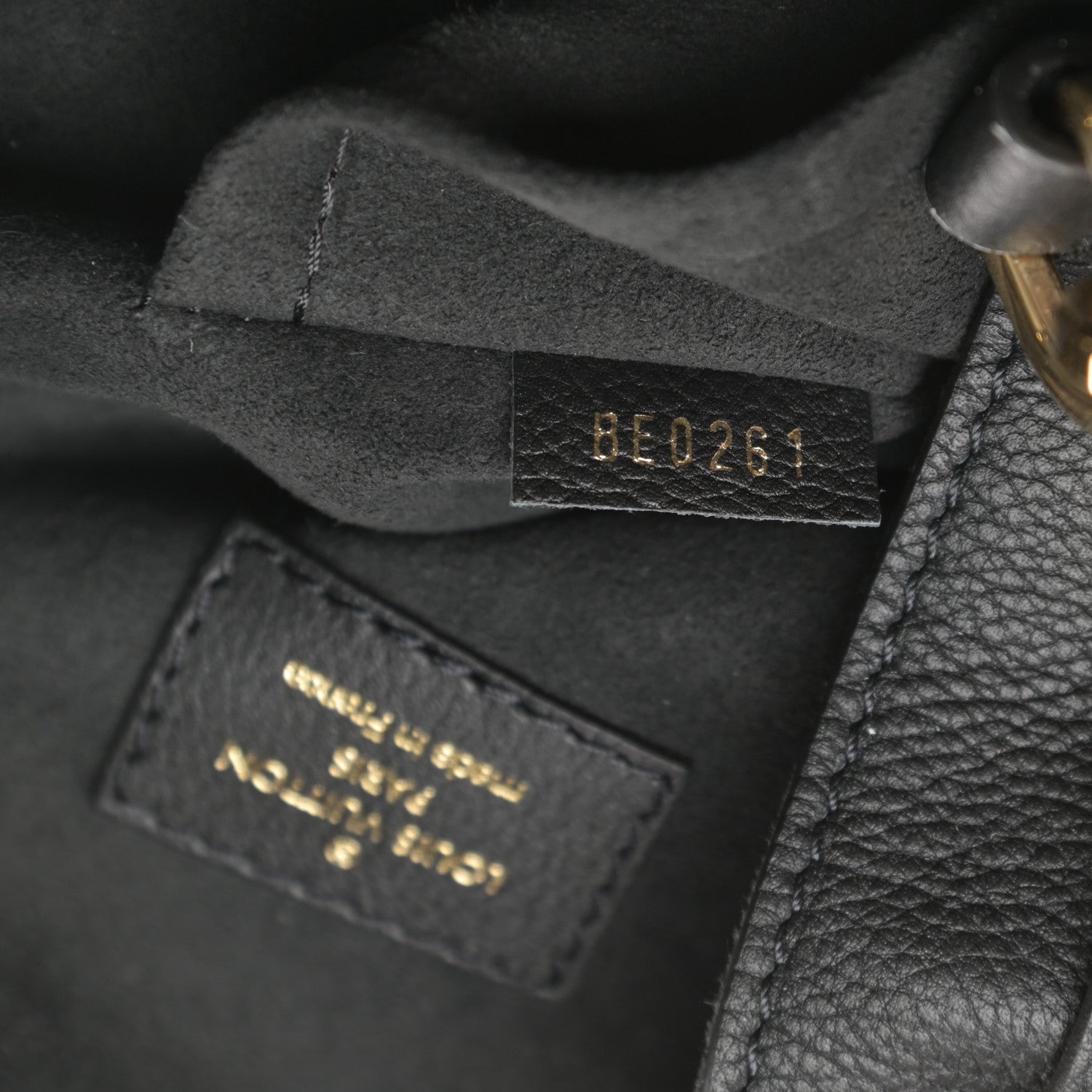 Louis Vuitton Calfskin Lockme Bucket MM Black 9 of 11