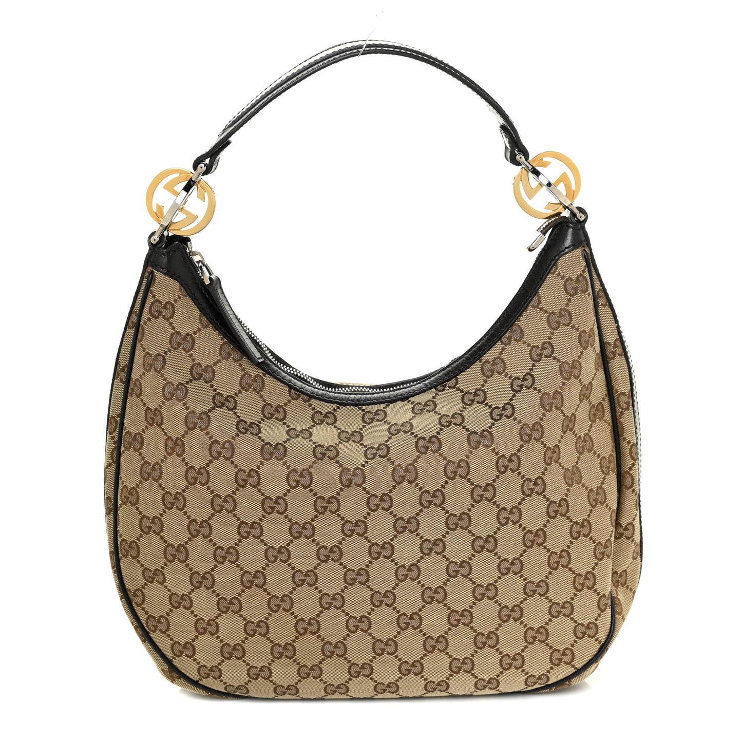 Monogram Medium GG Twins Hobo Dark Brown
