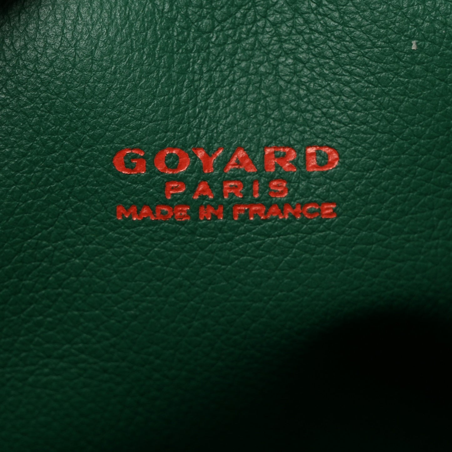 Goyardine Reversible Mini Anjou Green