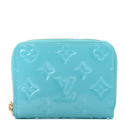 Louis Vuitton Vernis Zippy Coin Purse Blue Lagon 1 of 7