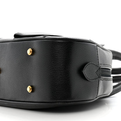 Christian Dior Calfskin Saddle Bowler Black 10 of 13