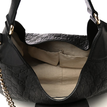 Gucci Guccissima Medium Emily Hobo Black 8 of 8