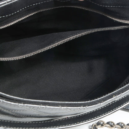 Marc Jacobs Lacquered Lambskin Baroque The XL Single Flap Pearl Anthracite 9 of 10