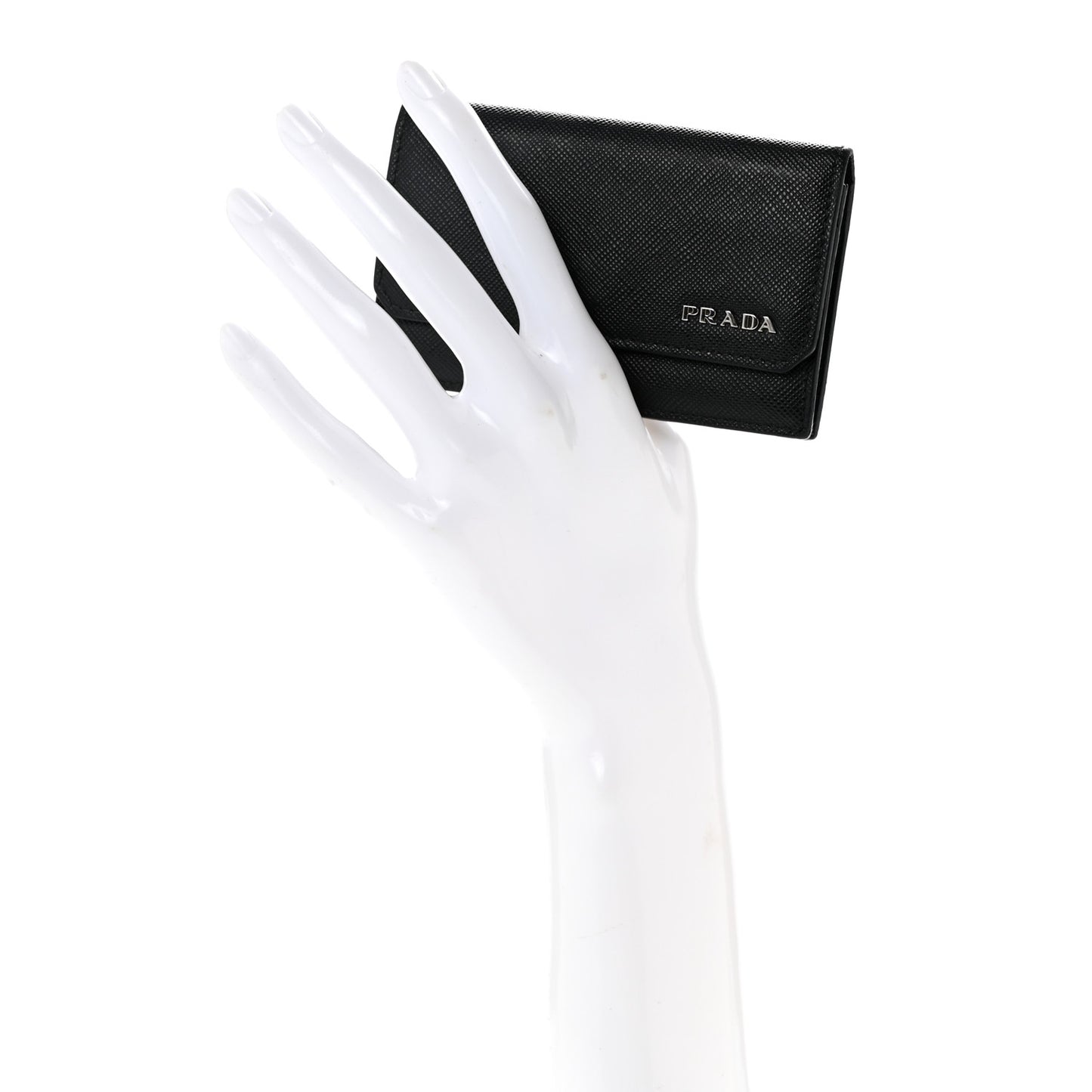 Saffiano Card Holder Black