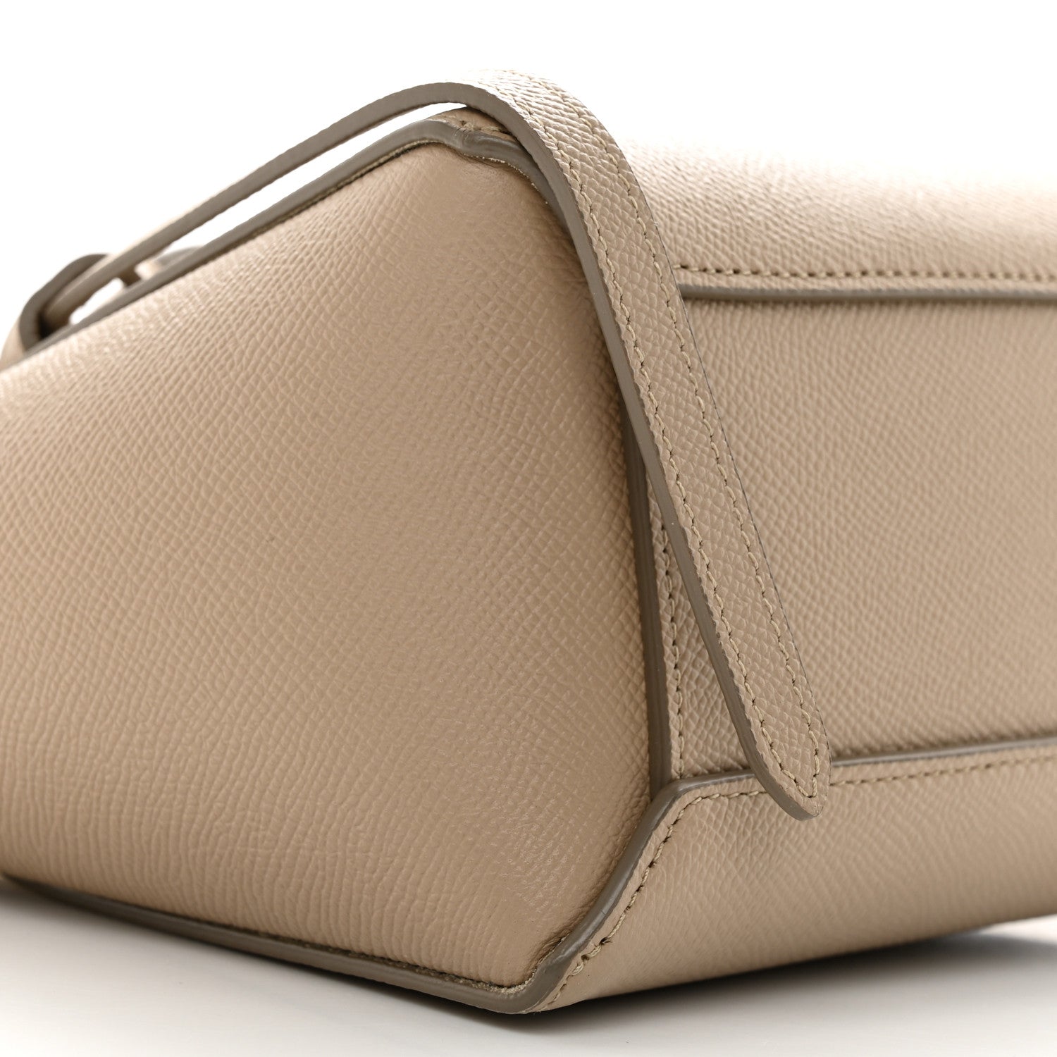 Celine Grained Calfskin Nano Belt Bag Light Taupe 10 of 13