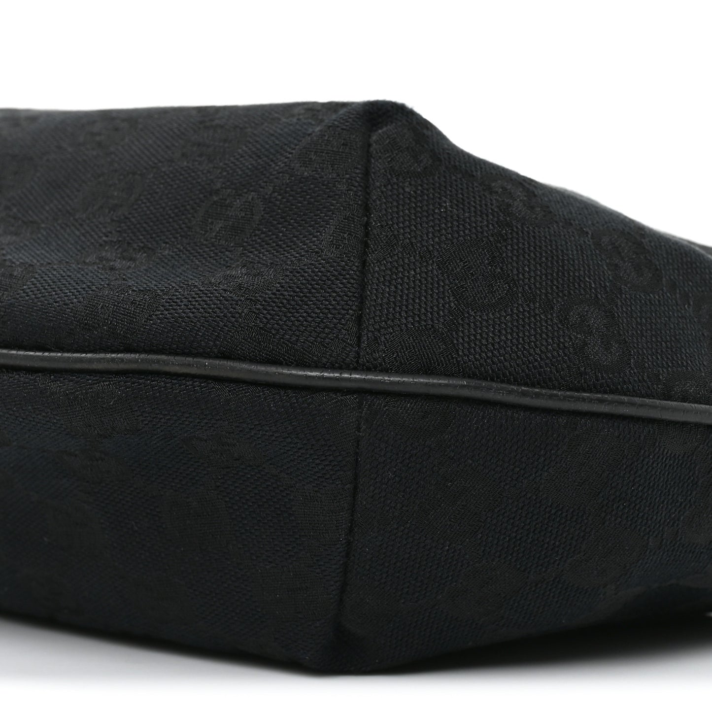 Monogram Medium Half Moon Hobo Black