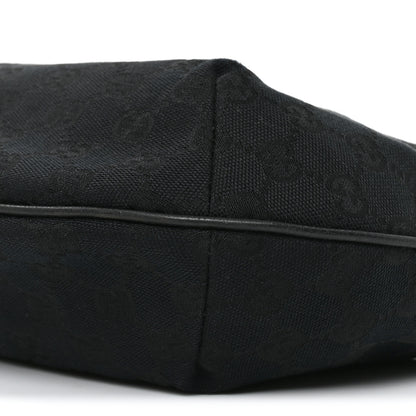 Gucci Monogram Medium Half Moon Hobo Black 10 of 10
