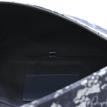 Gucci Denim GG Monogram Camouflage Belt Bag Blue 5 of 10