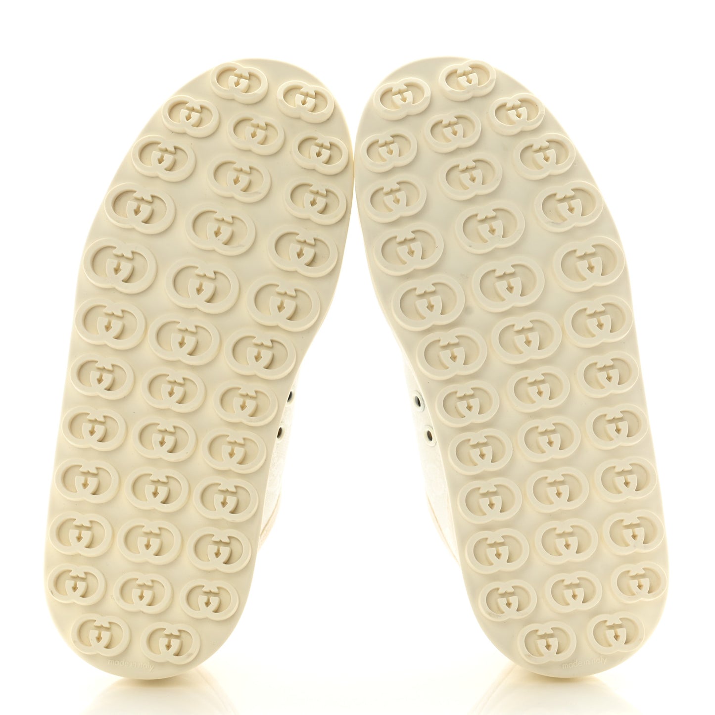GG Monogram Womens 1977 Tennis Platform 52mm Sneakers 37 Great White Mystic White