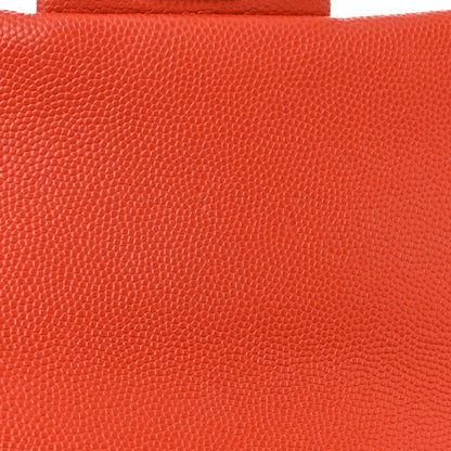 Chanel Caviar Quilted Mini Rectangular Flap Orange 11 of 12