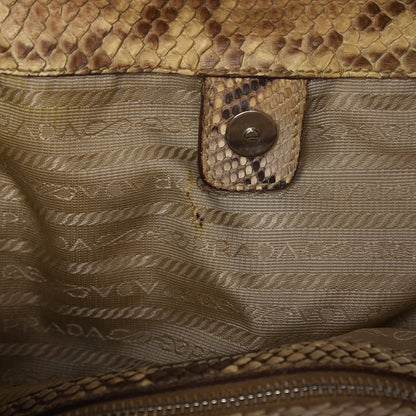 Prada Python Logo Hobo Roccia 11 of 13