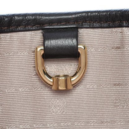 Loewe Calfskin Embossed Logo Shopper Tote Brown 9 of 13