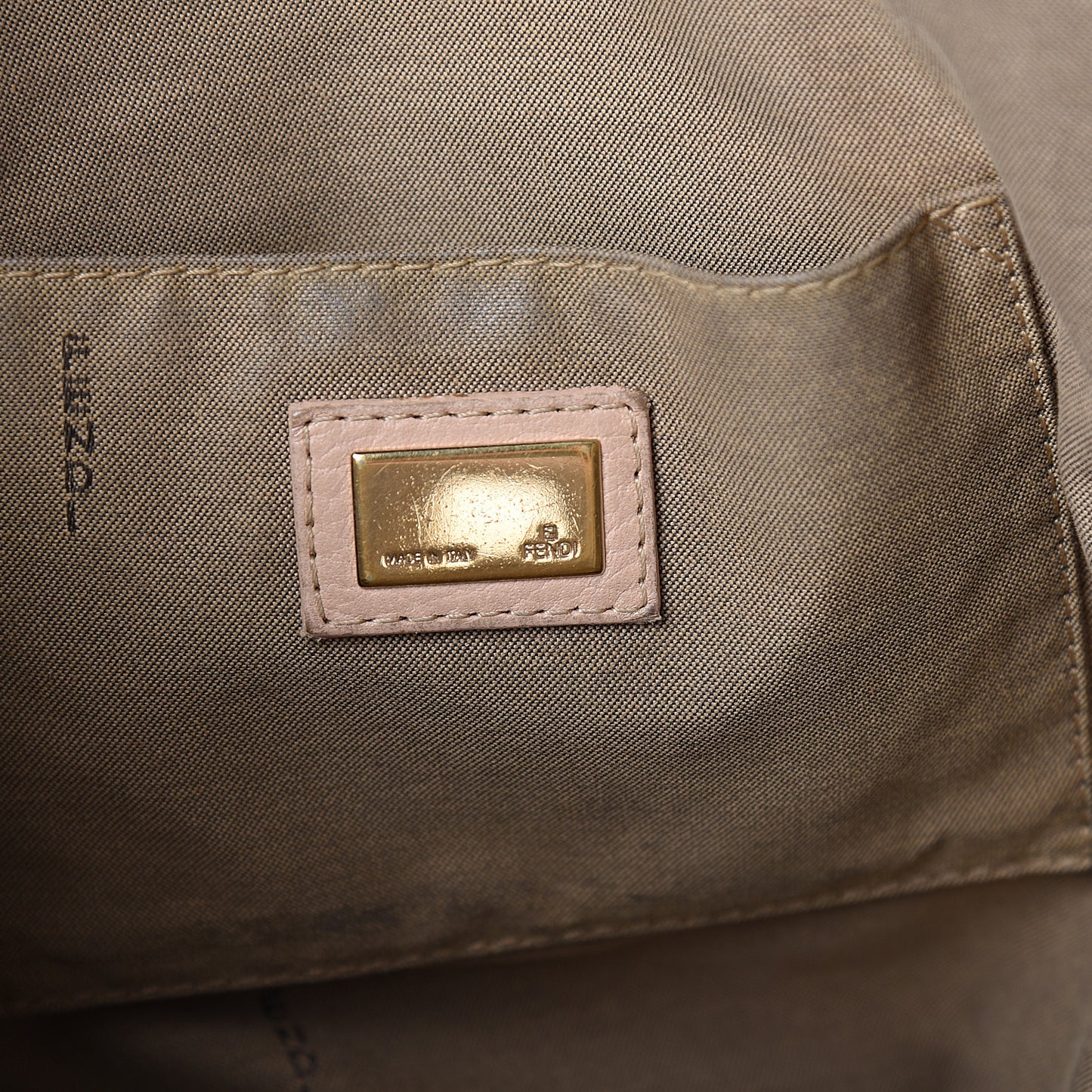Zucchino Vitello Shopping Tote Beige Pastel Cipria