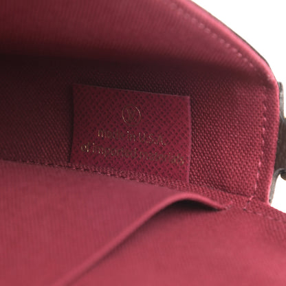 Louis Vuitton Monogram Pochette Felicie Chain Wallet Fuchsia 7 of 13