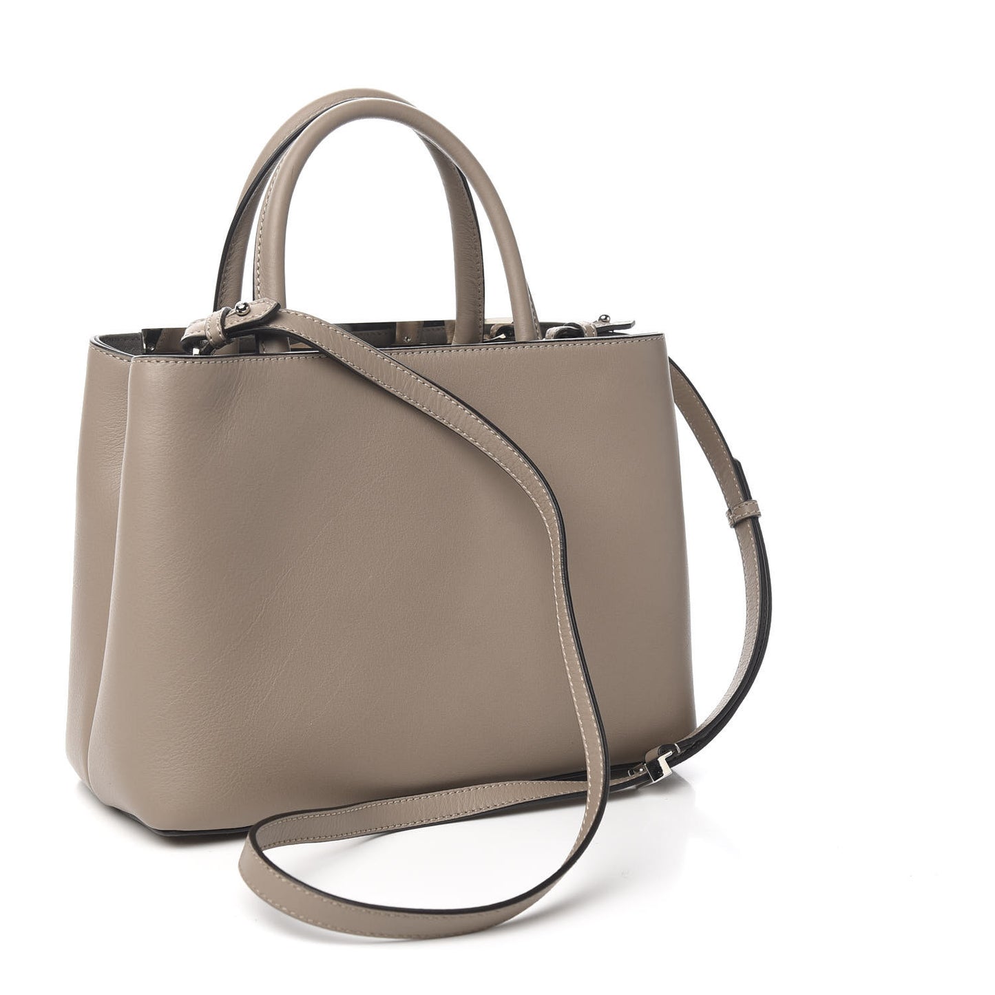 Vitello Dolce Century Petite 2Jours Tote Tortora Carbone