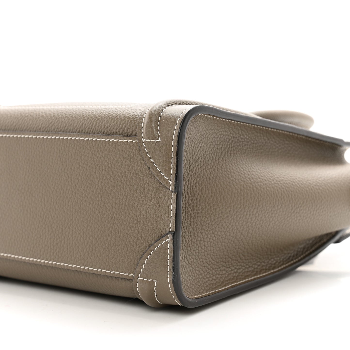 Drummed Calfskin Nano Luggage Souris