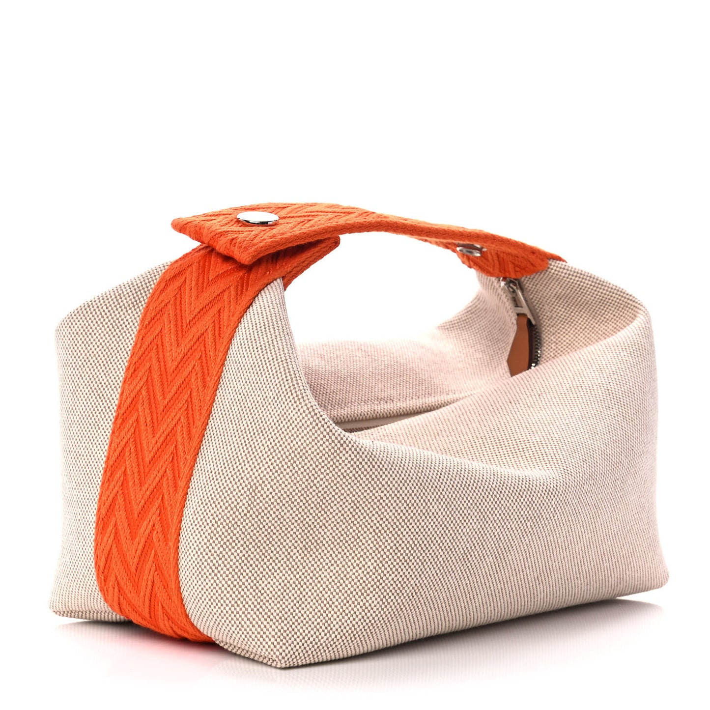 Canvas Small Bride-A-Brac Pouch Natural Orange