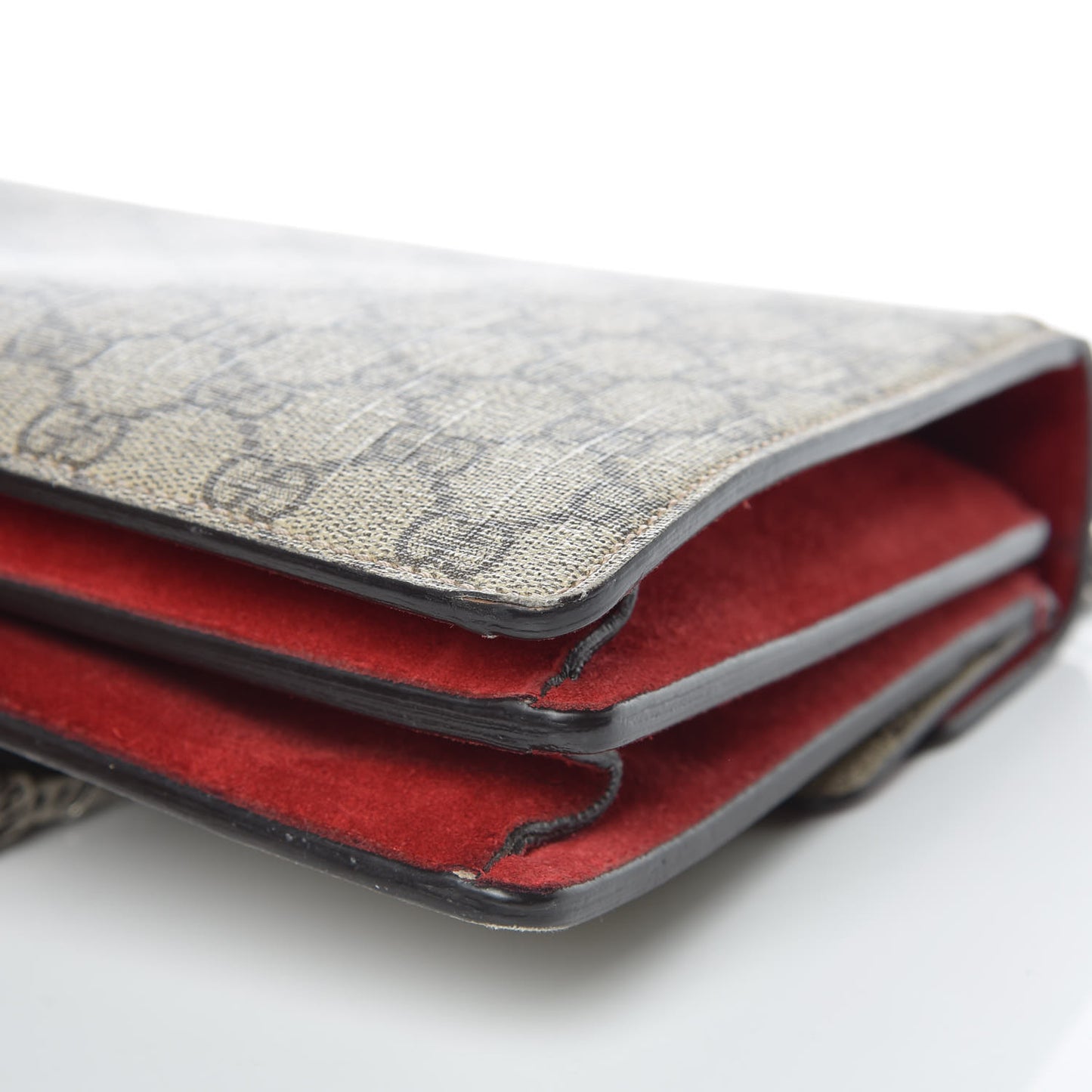 GG Supreme Monogram Small Dionysus Shoulder Bag Red