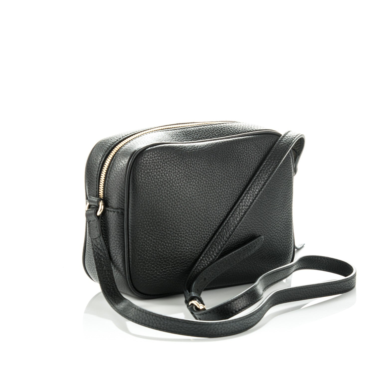 Gucci Pebbled Calfskin Small Soho Disco Bag Black 3 of 7