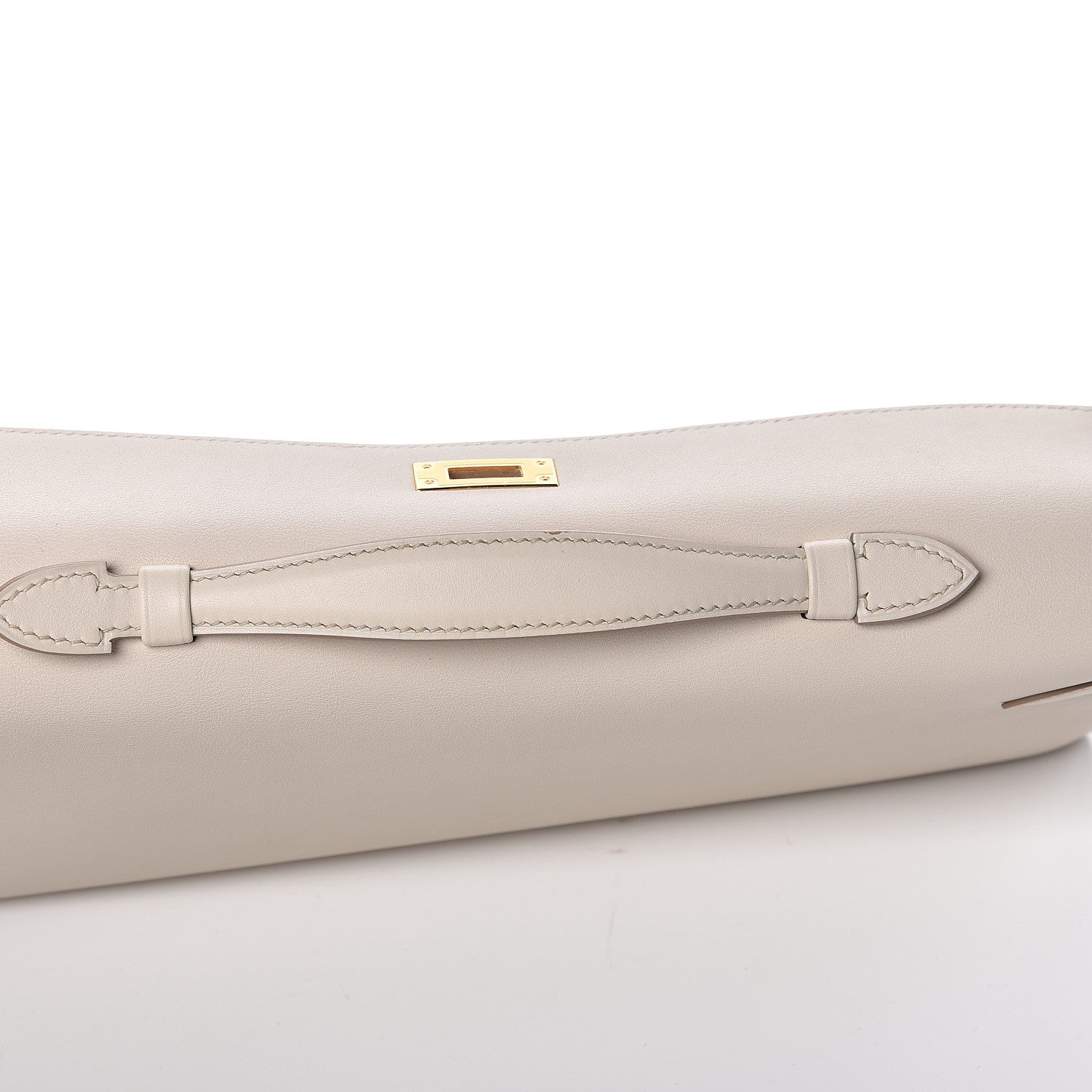 Hermes Swift Kelly Cut Clutch Pochette Beton 18 of 24