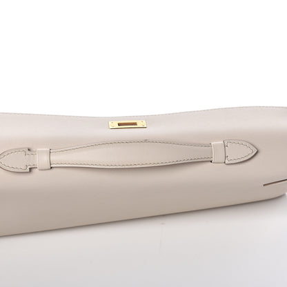 Hermes Swift Kelly Cut Clutch Pochette Beton 18 of 24