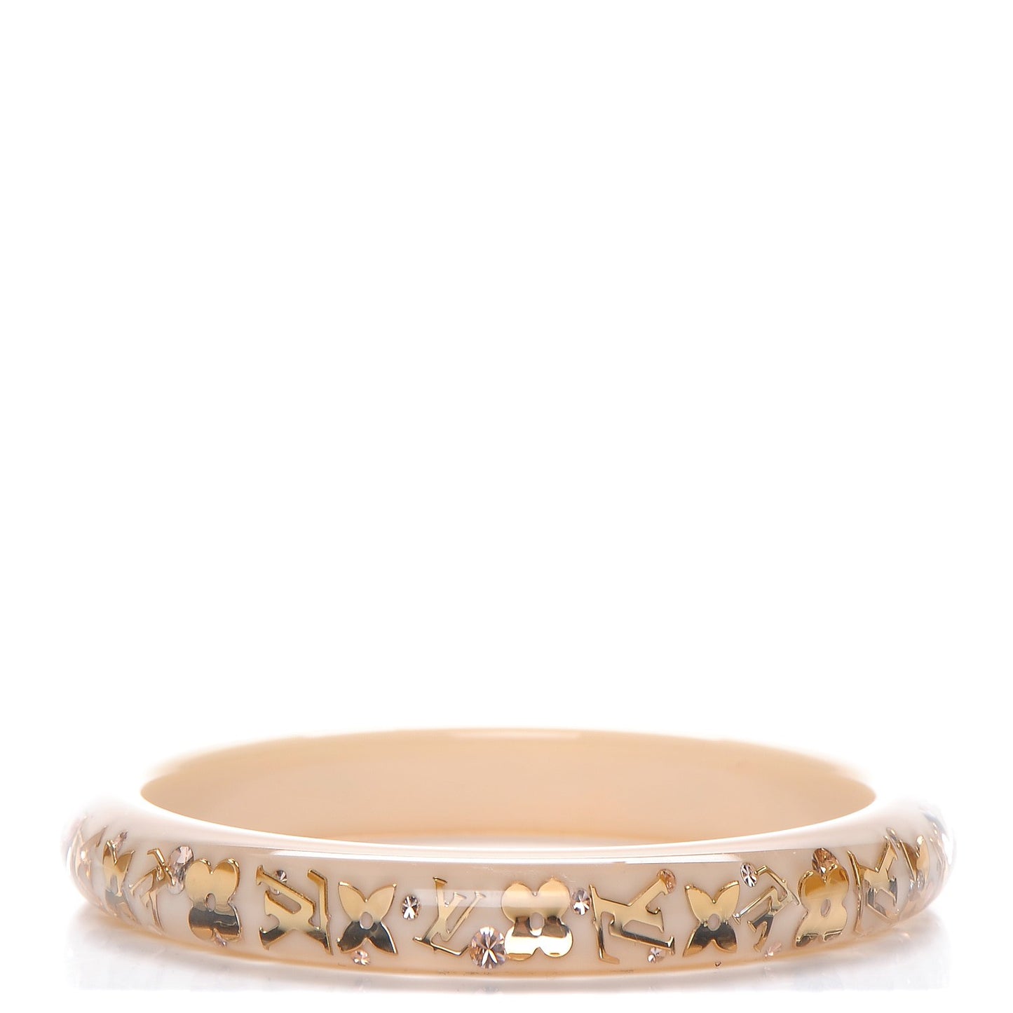 Resin Swarovski Large Inclusion Bracelet PM Nacre