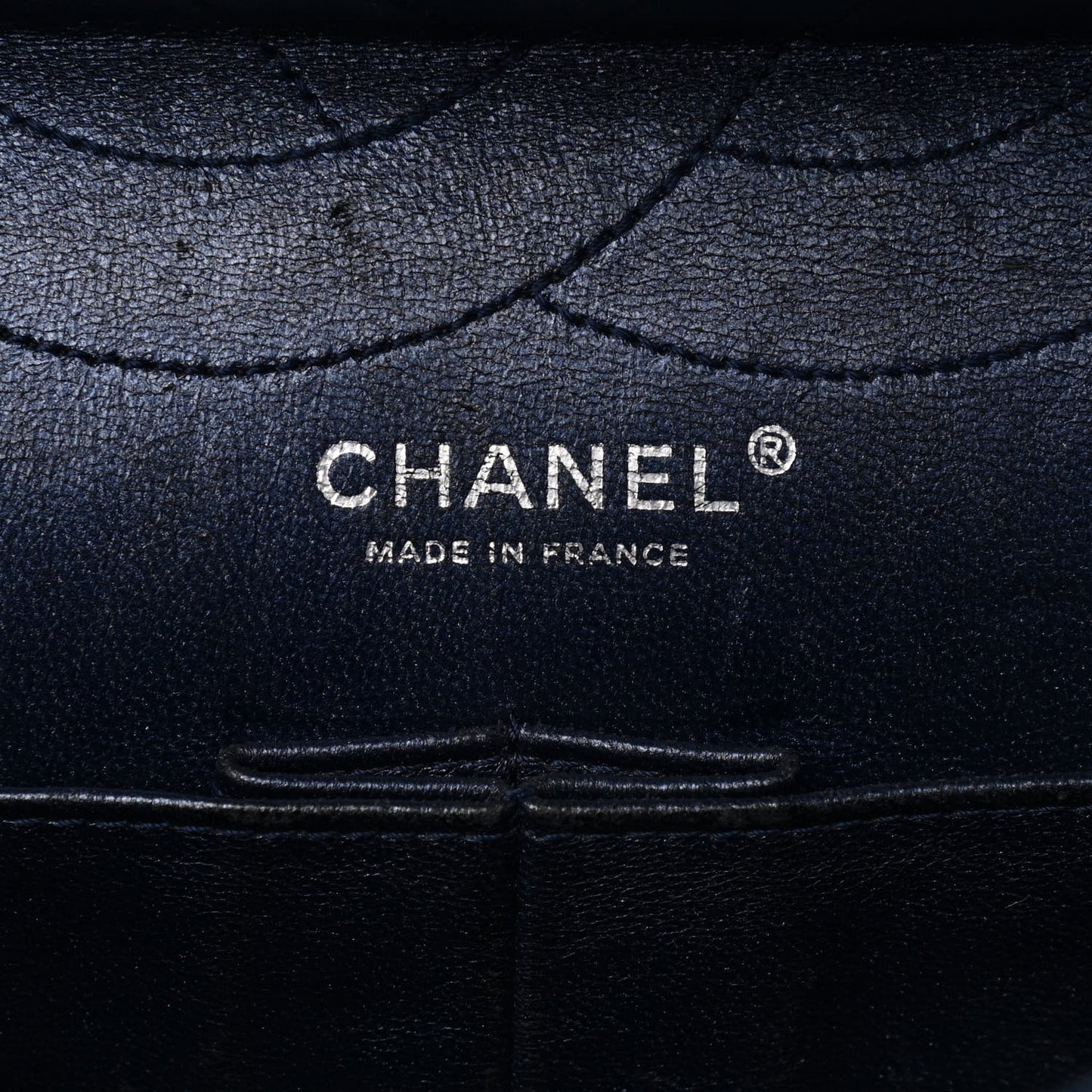 Metallic Aged Calfskin Quilted 2.55 Reissue 227 Flap Blue