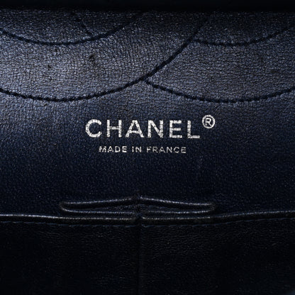 Chanel Metallic Aged Calfskin Quilted 2.55 Reissue 227 Flap Blue 6 of 18