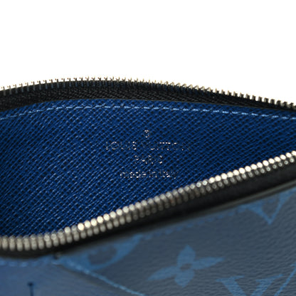 Louis Vuitton Monogram Taiga Coin Card Holder Cobalt 6 of 6
