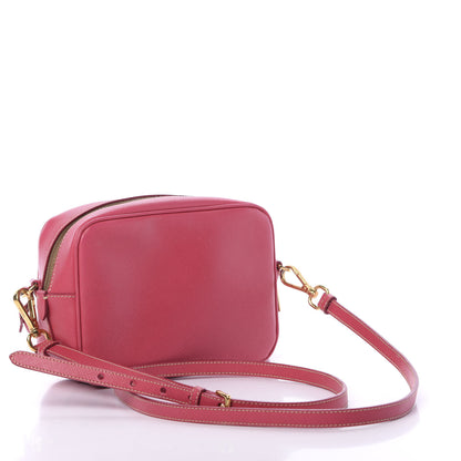Prada Saffiano Camera Crossbody Peonia 2 of 17