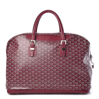 Goyard Goyardine Hotel Du Parc Briefcase Burgundy 1 of 9
