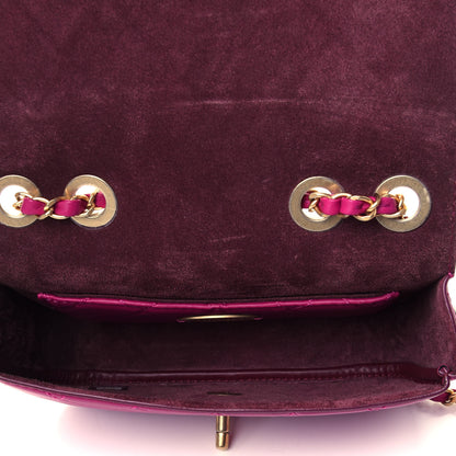 Chanel Calfskin Quilted Multi Pouching Flap And Coin Purse Fuchsia 4 of 4