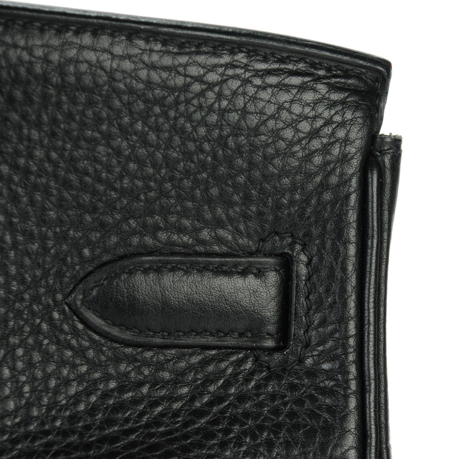 Hermes Taurillon Clemence Birkin 30 Black 30 of 31