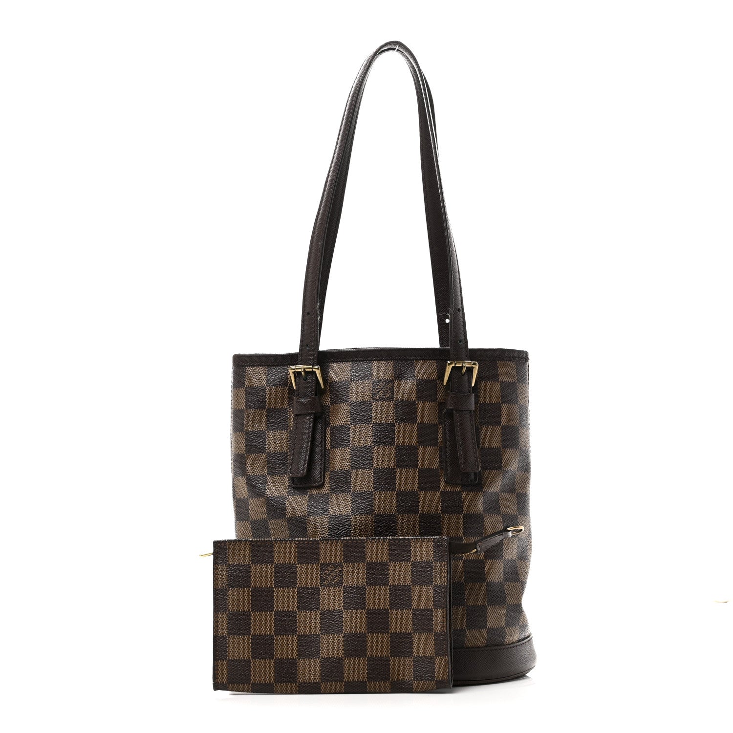 Louis Vuitton Damier Ebene Marais Bucket 23 3 of 12