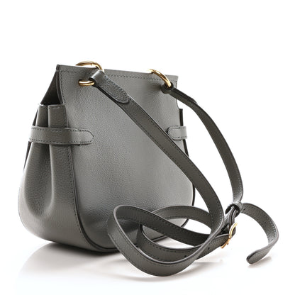 Mulberry Small Classic Grain Calfskin Small Amberley Satchel Charcoal 3 of 9