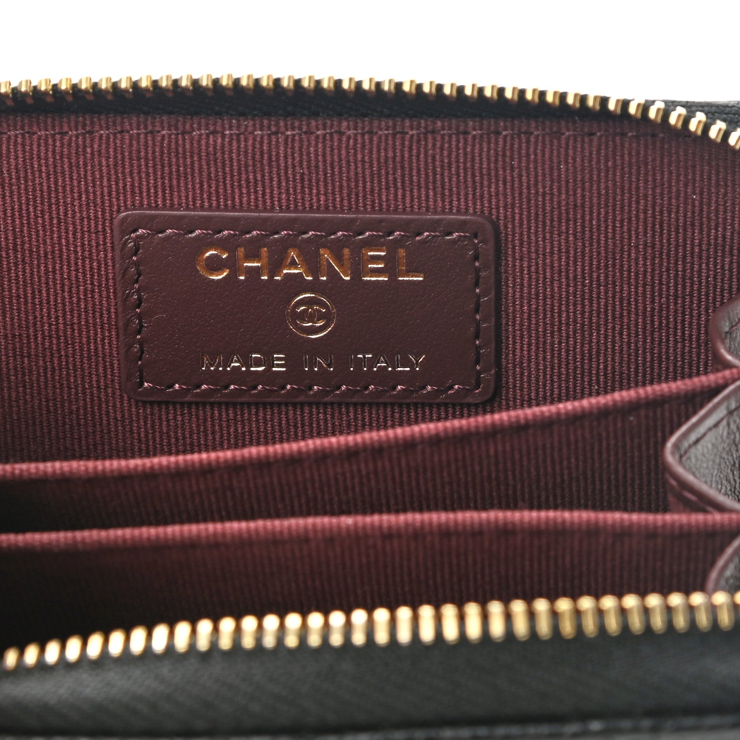 Chanel Caviar Quilted Zip Coin Purse Black 6 of 8