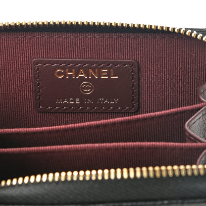 Chanel Caviar Quilted Zip Coin Purse Black 6 of 8