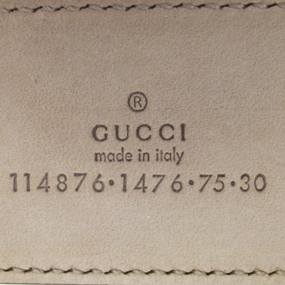 Guccissima GG Buckle Belt Pink 30