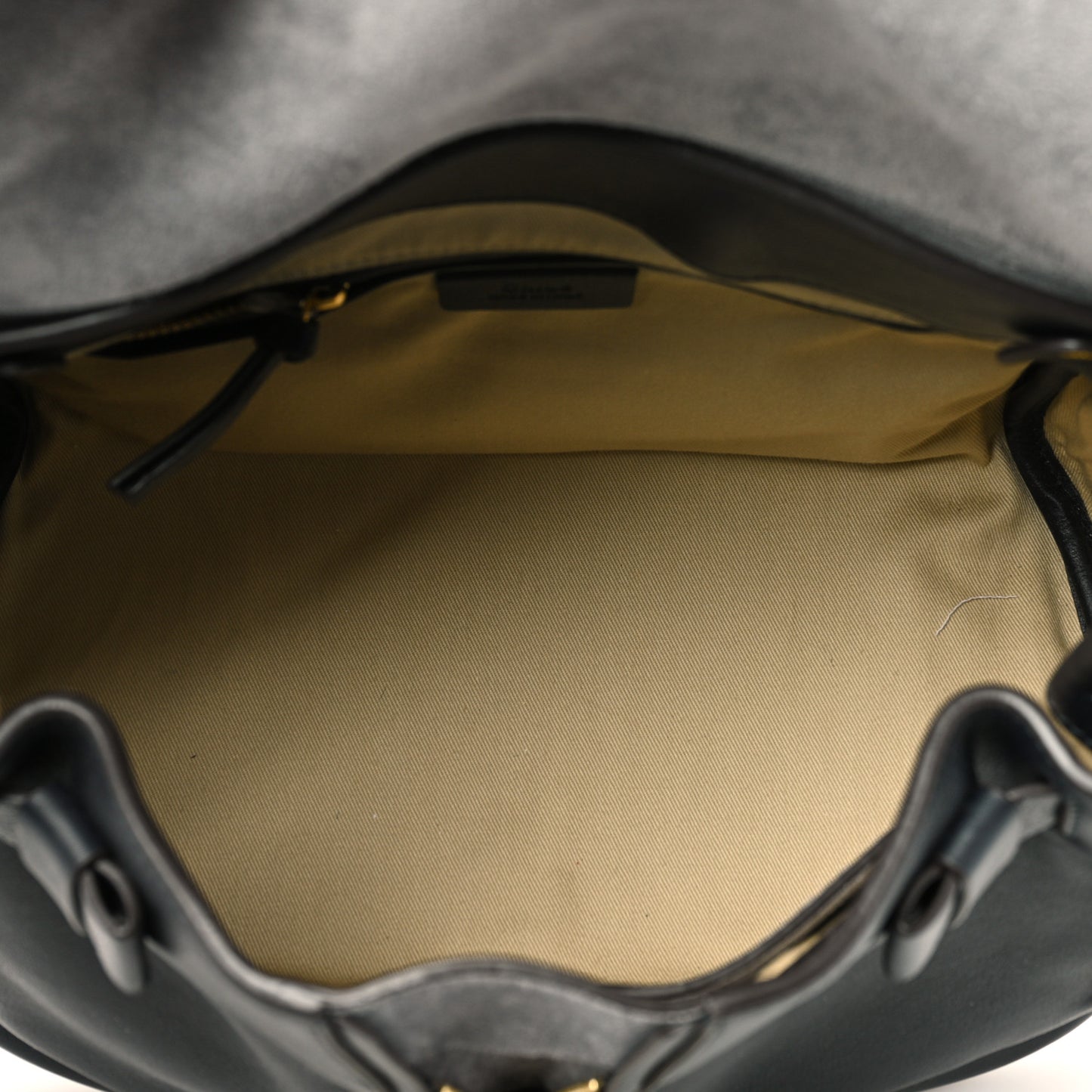 Calfskin Medium Owen Flap Bag Black