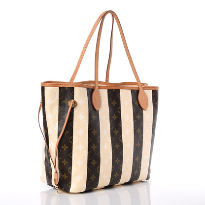 Louis Vuitton Monogram Rayures Neverfull MM 3 of 11