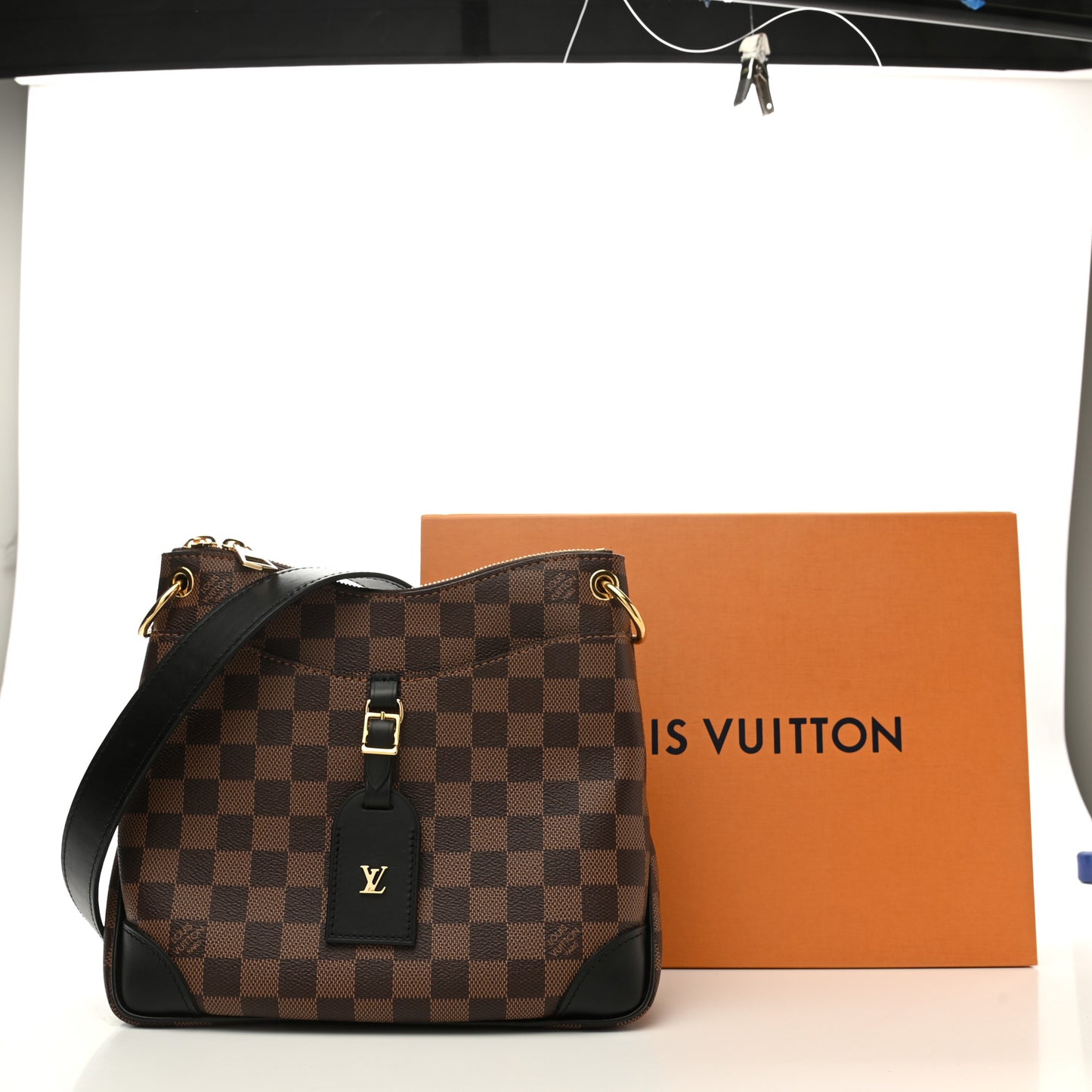 Damier Ebene Odeon PM Black