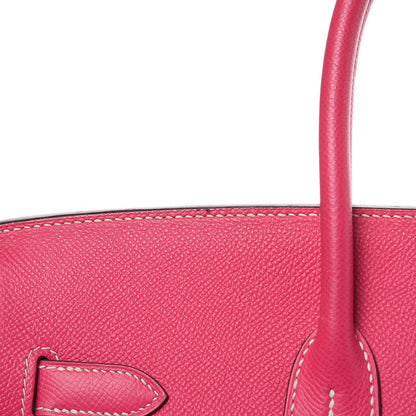 Hermes Epsom Birkin 35 Rose Tyrien 33 of 35