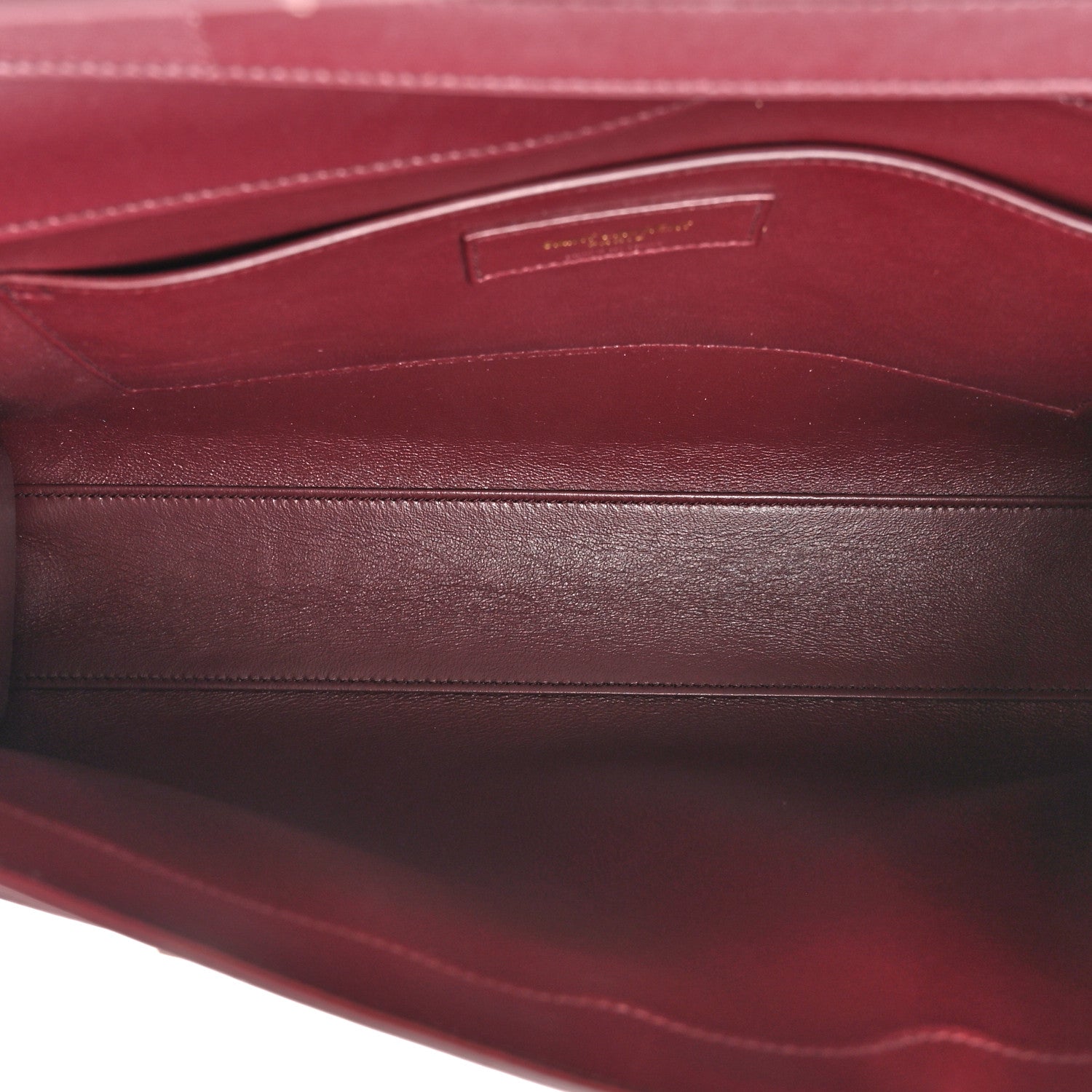 Saint Laurent Smooth Calfskin Manhattan Shoulder Bag Rouge 5 of 10