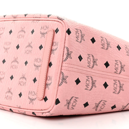 MCM Visetos Medium Liz Reversible Shopper Tote Powder Pink 13 of 16