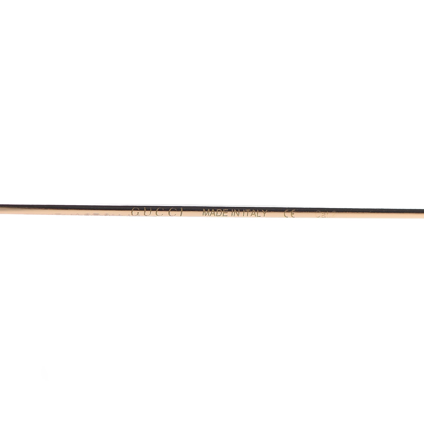 Round Pearl Tip Sunglasses GG0253S Gold