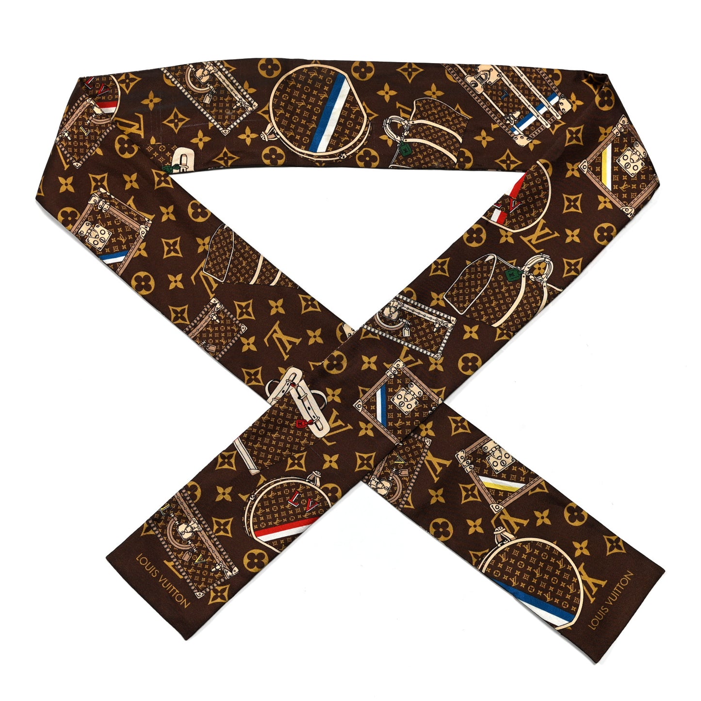 Silk Monogram Trunks Bandeau