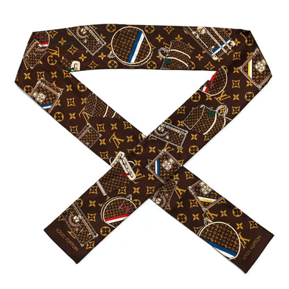 Louis Vuitton Silk Monogram Trunks Bandeau 1 of 3